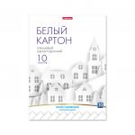 Белый картон глянцевый в папке ErichKrause@, А4, 10 листов, игрушка-набор для детского творчества