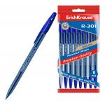 Ручка шариковая ErichKrause® R-301 Original Stick 0.7, цвет чернил синий (в пакете по 8 шт.)