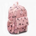 Рюкзак ErichKrause® SchoolLine с двумя отделениями и грудной перемычкой 24L Spots on Pink