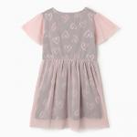 Платье для девочек, цвет серый, размер 92 см