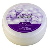 DEOPROCE NATURAL SKIN PEARL Крем питательный с экстрактом жемчуга,100 гр