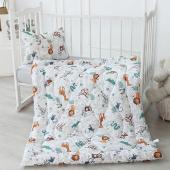 Одеяло детское  BabyRelax  леб. пух 300 гр.110х140,  Сафари