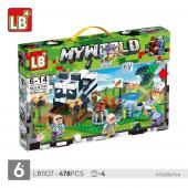 Конструктор LB My World: Дом панды 478 дет. (LB1107)