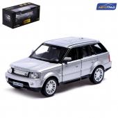 Машина металлическая land rover range rover sport,1:32, открываются двери, инерция, цвет серый Автоград