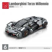 Конструктор MORK Lamborghini Terzo Millennio 1:14 (открываются двери) 1512 дет. (023027-1)