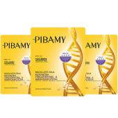 PIBAMY PBM12 Тканевая маска для лица с коллагеном гексапептид и аминокислотами, 35г