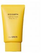 THE SAEM ECO EARTH POWER Легкий солнцезащитный крем для лица SPF50+PA++++, 50г