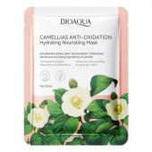 991341 BIOAQUA CAMELLIAS ANTI-OXIDATION Антиоксидантная маска-салфетка для лица с экстрактом камелии, 25мл