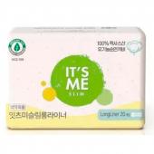 IT'S ME ORGANIC COTTON Ежедневные прокладки из органического хлопка, 1 капля, 20шт (Long Pantyliner)