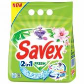 Порошок стиральный "SAVEX" 2 in 1 Fresh Automat, 2кг