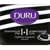 Мыло+крем 1+1 Cream-Активированный уголь DURU 80 г