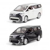 Инерционная машинка металл Toyota Vellfire 21см (1:24) (свет и звук открываются двери) 8шт в уп. [