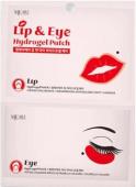 MIJIN MJ CARE LIP&EYE Набор маска-патч для глаз и губ, 10г