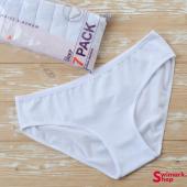 Трусики женские DOMINANT 57000-519 WHITE, FULL BRIEF, 7 шт. в уп. (неделька)