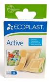 Ecoplast пластырь медицинский тканый (набор) active 16 шт.