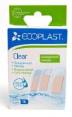 Ecoplast набор пластырей медицинских полимерных clear 16 шт.