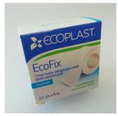 Ecoplast пластырь медицинский фиксирующий тканевый ecofix