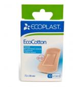 Ecoplast пластырь медицинский тканый (набор) ecocotton 72х38 мм №10