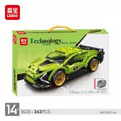 Конструктор LEIBAO Lamborghini 1:22 (инерционная) 342 дет. (8225)