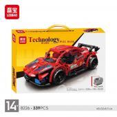 Конструктор LEIBAO Ferrari 1:22 (инерционная) 339 дет. (8226)