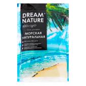 Соль для ванн DREAM NATURE "Морская натуральная", пакет, 900г