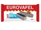 Вафли с молочной начинкой Eurovafel 180 г