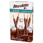 Палочки бисквитные Biscolata с шоколадом и кокосом 32 г