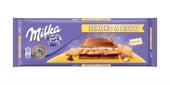 Гигантская плитка шоколада Milka Schoko & Biscuit с бисквитным печеньем 300 гр