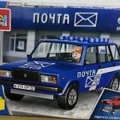 Конструктор lada-2104 почтовая СЛУЖБА, 42 дет. Город мастеров