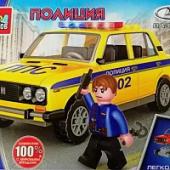 LADA конструктор lada-2106 ПОЛИЦИЯ, 47 дет. Город мастеров