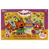 Торт на день рождения. Настольная IQ-игра. Три кота. 217х330х27 мм. Умные игры