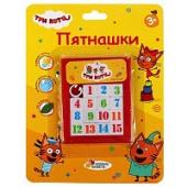 Логическая игра пятнашки Три Кота блист.14*19*1 см. ИГРАЕМ ВМЕСТЕ