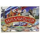 Настольная бизнес игра "Миллионер. Россия" в кор. Умные игры