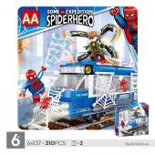 Конструктор AA (PRCK) Spider Hero: Битва на поезде 310 дет. (64137)