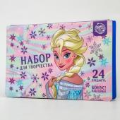 Набор для творчества холодное сердце: эльза, 24 предмета Disney