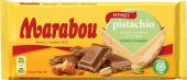 Шоколадка с фисташкой и соленой карамелью Marabou Pistachio caramel sea salt Tablet 185 гр