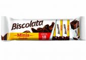 Вафли Biscolata Minis в молочном шоколаде с ореховым кремом (18 шт) 117 гр