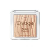 Divage Хайлайтер для лица запеченный Glow Sense Baked Highlighter Ж Тон 02