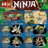 Конструктор Minger Ninja: Защита храма 4в1 8шт в уп. 337 дет. в наборе (MG331) [цена за 1 шт.]