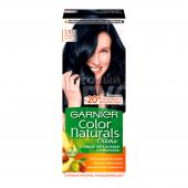 Краска для волос Garnier Color Naturals с 3 маслами тон 1.10, холодный черный