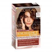 Крем-краска для волос L'Oreal Excellence Creme без аммиака, универсальный тон 4U, каштановый