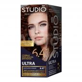 Крем-краска для волос Studio Professional Ultra стойкая для седых волос тон 6.47, каштаново-медный