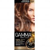 Краска для волос Gamma Perfect Color тон 7.37, золотистый каштан