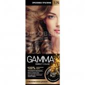 Краска для волос Gamma Perfect Color тон 7.75, ореховое пролине