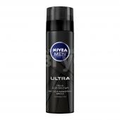 Пена для бритья Nivea Men Ultra с активным углем, 200 мл