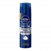 Пена для бритья Nivea Men защита и уход, 200 мл