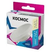 Лампа светодиодная КОСМОС Lksm_LED14wGX5330C 14Вт GX53 220В 3000K