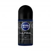 Дезодорант-антиперспирант мужской Nivea Men Ultra антибактериальный эффект, ролик, 50 мл