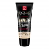 Крем тональный EVELINE ART Make-UP Professional 3 в 1, тон Пастельный, 30 мл