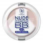 Пудра компактная Triumf Nude BB Powder, фарфоровая, тон 01